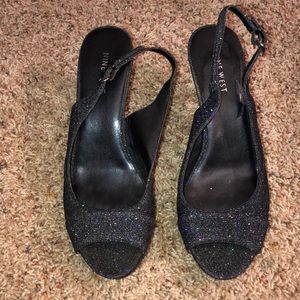 Nine west sparkle heel
